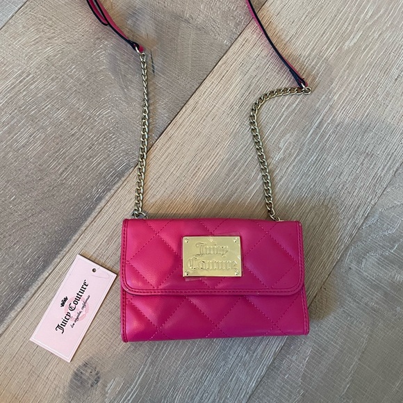Juicy Couture Mini Pink Crossbody Bag - Picture 1 of 5